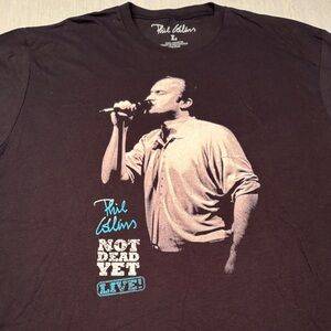 Phil Collin’s 2018 “ Not Dead Yet Live “ Tour T-shirt , L , $20